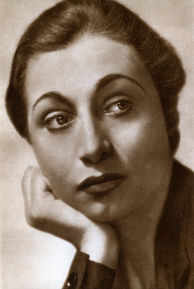 Aline MacMahon, actriz estadounidense, 1933 de Unbekannt