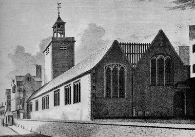 Iglesia de All Hallows, London Wall, Ciudad de Londres, c. 1901-1906 de Unbekannt