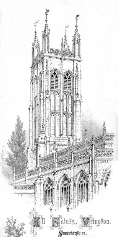 Iglesia de Todos los Santos, Wrington, Somersetshire de Unbekannt
