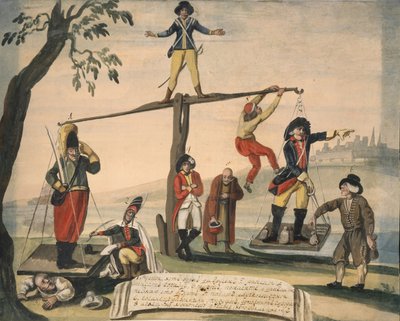 Alegoría de Europa en 1791, 1791 de Unbekannt