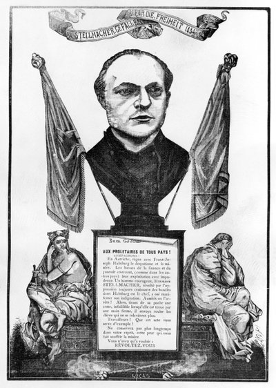 Alegoría de Hermann Stellmacher, 1884 de Unbekannt