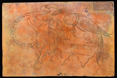 Alegoría sobre la copulación [verso], cuarto cuarto del siglo XV de Unbekannt