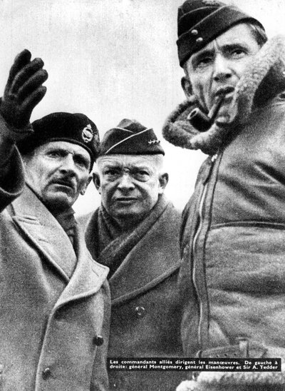 Comandantes aliados en Francia, 1944 de Unbekannt