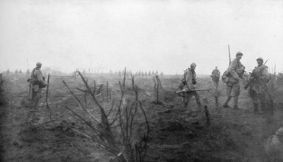 Tropas aliadas, 31 de julio de 1917 en el canal Yser, Bélgica, 1926 de Unbekannt
