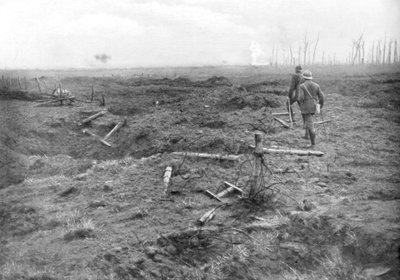 Tropas aliadas en el canal Yser, Bélgica, 31 de julio de 1917 de Unbekannt