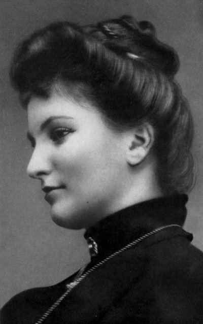 Alma Schindler, socialité y compositora austriaca, c1900 de Unbekannt