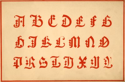 Alfabeto, letras A-Z, mayúsculas de Unbekannt