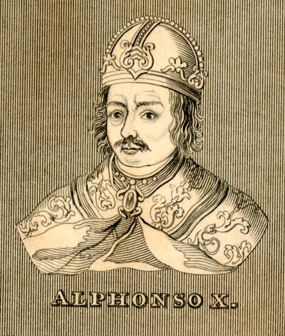 Alfonso X, 1221-1284, 1830 de Unbekannt