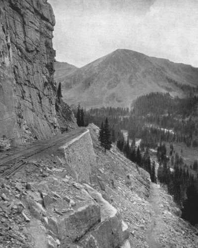 Paso alpino, Colorado, EE.UU., c1900 de Unbekannt