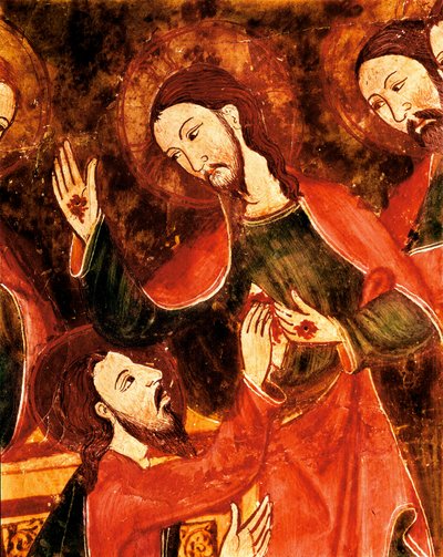 Retablo del altar de Santo Tomás, temple sobre madera de Unbekannt