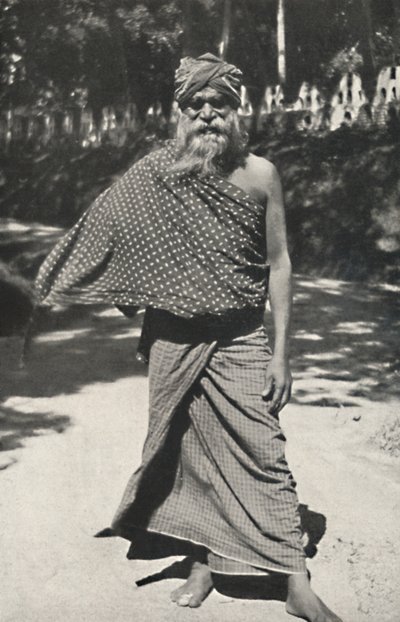 Alter trabajador cingalés de Kandy, 1926 de Unbekannt