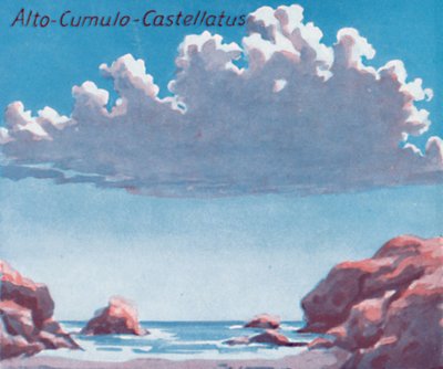 Alto-Cumulo-Castellatus - Una Docena de las Principales Formas de Nubes en el Cielo de Unbekannt