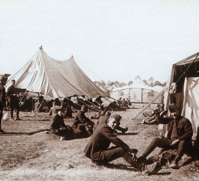 Campamento americano, Melette, Francia, c1914-c1918 de Unbekannt