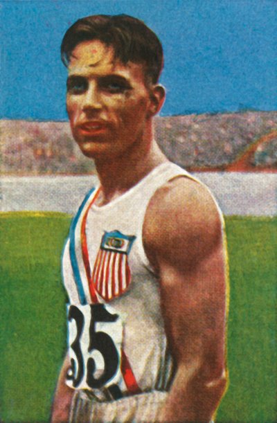 Bud Houser, lanzador de disco estadounidense, 1928 de Unbekannt
