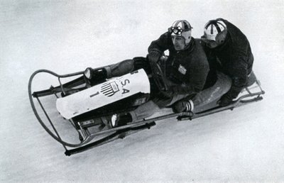 Equipo estadounidense de bobsleigh de dos hombres, Juegos Olímpicos de Invierno de Alemania de Unbekannt