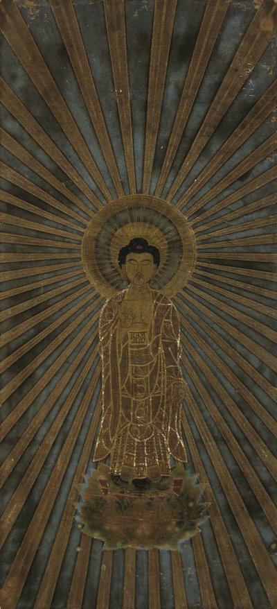 Amida Manifestándose en el Cuerpo del Dharma de Medios Expedientes, siglo XVIII de Unbekannt