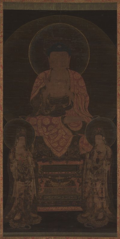 Tríada de Amitabha, ca. siglo XIII de Unbekannt