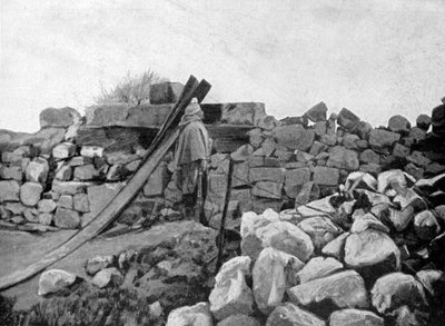 Un soldado argelino de guardia, Artois, Francia, 1915 de Unbekannt
