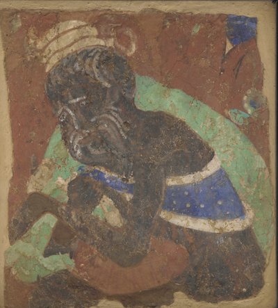 Un asceta, de la Cueva 224, siglo IV-VI de Unbekannt
