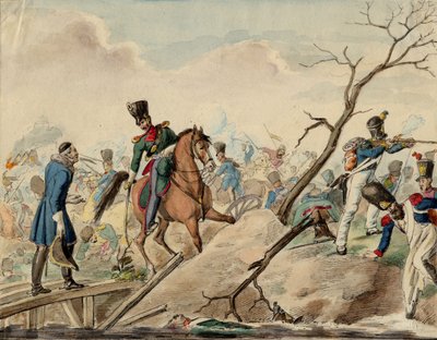 Un episodio de la Batalla de Leipzig de Unbekannt