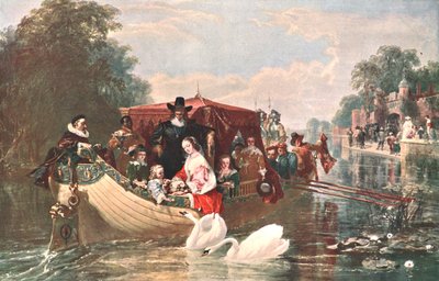 Un episodio en los días más felices de Carlos I, 1853, c1902 de Unbekannt