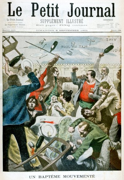 Un bautismo memorable, 1901 de Unbekannt