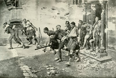 Un incidente en la retirada de Mons, 1919 de Unbekannt
