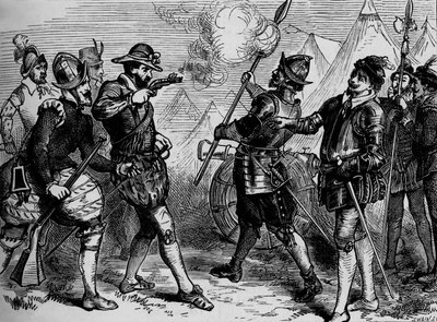 Un Incidente en el Asedio de Leith, 1548-1560, c1880 de Unbekannt