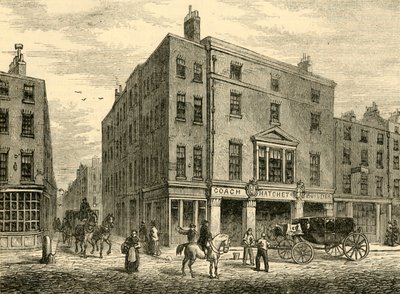 Una vieja tienda de fabricantes de coches en Long Acre, 1881 de Unbekannt