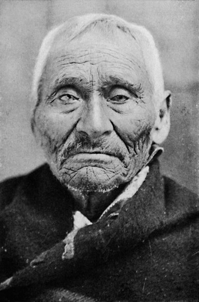 Un anciano indio Tlingit de Alaska, 1912 de Unbekannt