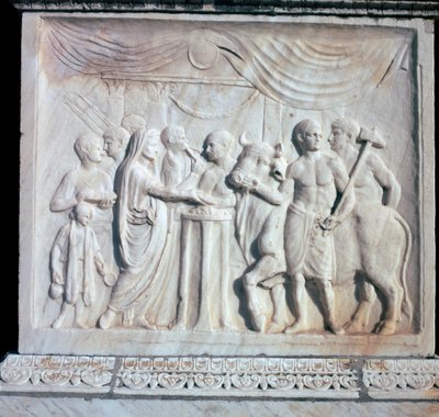 Un altar dedicado al culto imperial romano, siglo I de Unbekannt