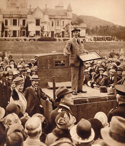 Una subasta benéfica en Balmoral, años 1930 de Unbekannt