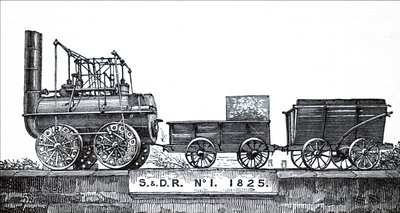 Una locomotora construida por George Stephenson de Unbekannt
