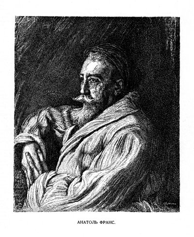 Anatole France, autor francés, finales del siglo XIX de Unbekannt