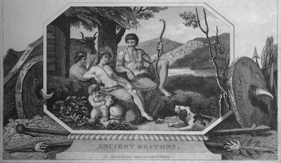 Antiguos britanos, en su estado más inculto, 1838 de Unbekannt
