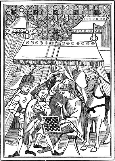Juego de ajedrez antiguo, siglo XIV, 1833 de Unbekannt