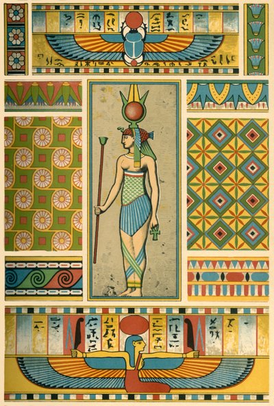 Decoración del antiguo Egipto, 1898 de Unbekannt