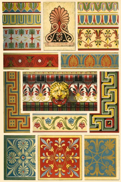 Arquitectura policromada griega antigua, 1898 de Unbekannt