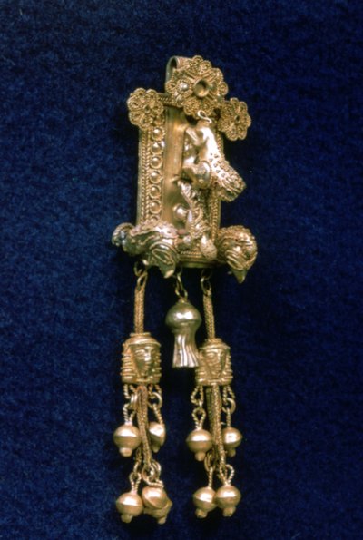 Colgante de templo griego antiguo, c630-620 a.C. de Unbekannt