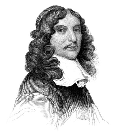 Andrew Marvell, poeta metafísico inglés del siglo XVII, c1850 de Unbekannt