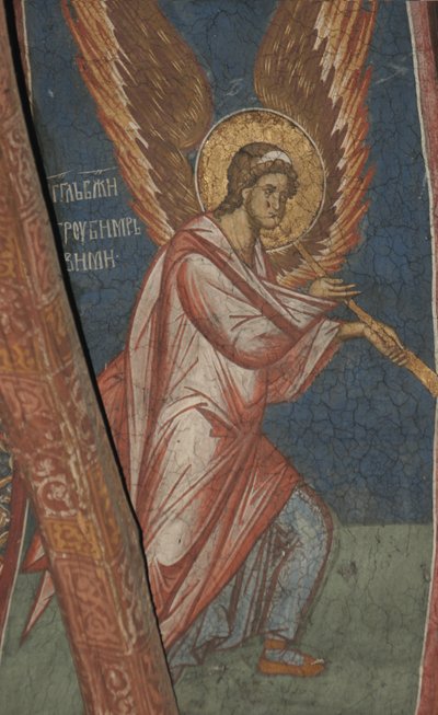 Ángel con trompeta, ca 1350 de Unbekannt