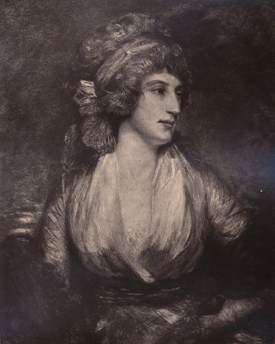 Anna Seward, escritora y poeta inglesa, finales del siglo XVIII o principios del XIX, 1894 de Unbekannt