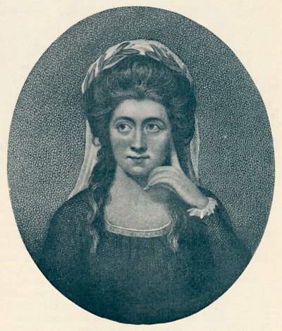 Anna Seward nacida en 1747, fallecida en 1809, 1907 de Unbekannt