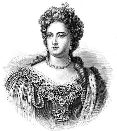 Ana 1665-1714, Reina de Gran Bretaña e Irlanda desde 1702, 1880 de Unbekannt