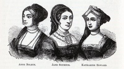 Ana Bolena. Jane Seymour. Katharine Howard, 1882 de Unbekannt