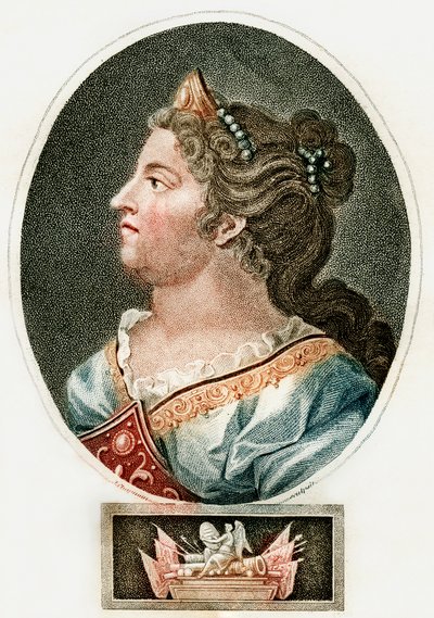 Ana, Reina de Gran Bretaña, c1796 de Unbekannt
