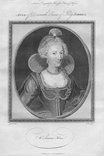 Ana de Dinamarca, Reina del Rey Jacobo I, 1786 de Unbekannt