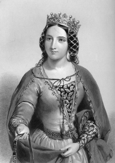 Ana de Warwick 1456-1485, reina consorte del rey Ricardo III, 1851 de Unbekannt