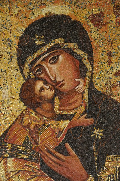 Basílica de la Anunciación: Virgen griega, Nazaret, Israel de Unbekannt