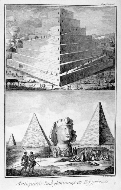Antigüedades de Babilonia y Egipto, 1751-1777 de Unbekannt